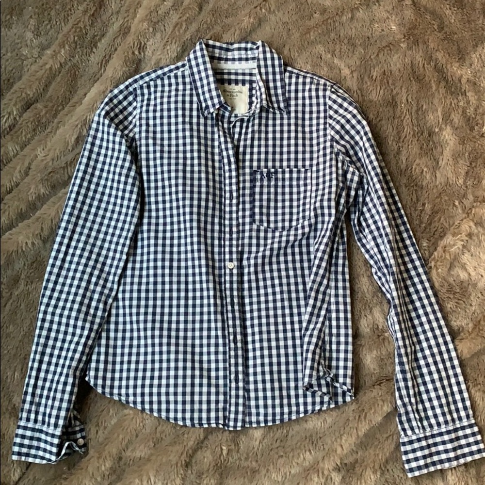 Abercrombie & Fitch Gingham Blouse